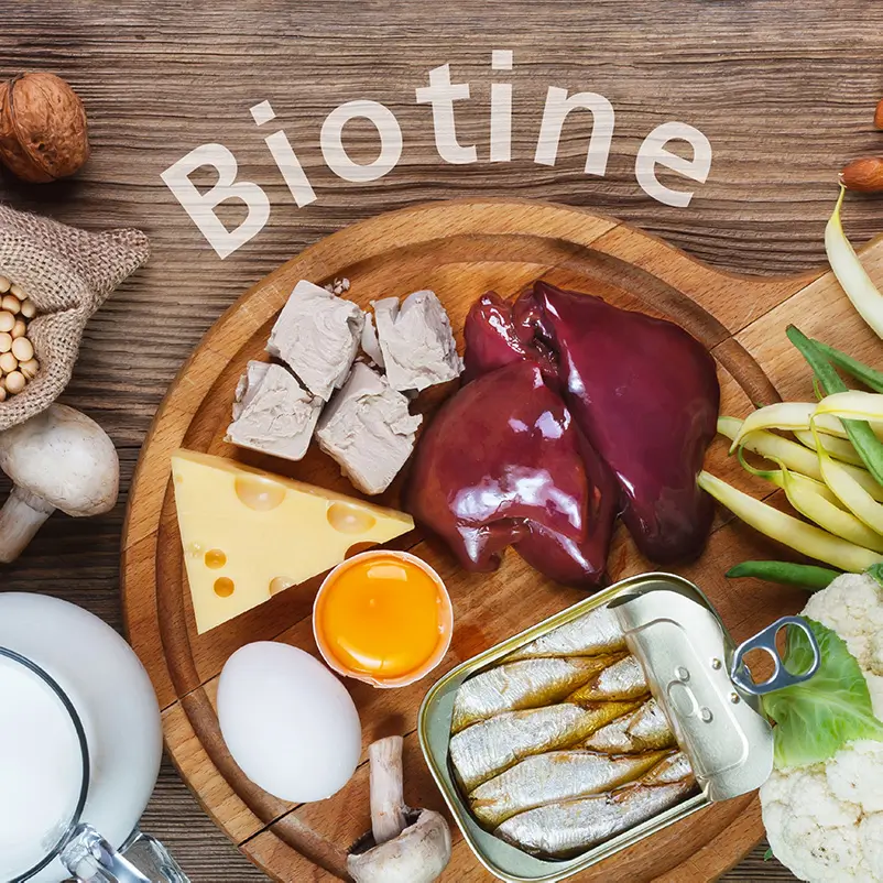 La biotine dans les aliments